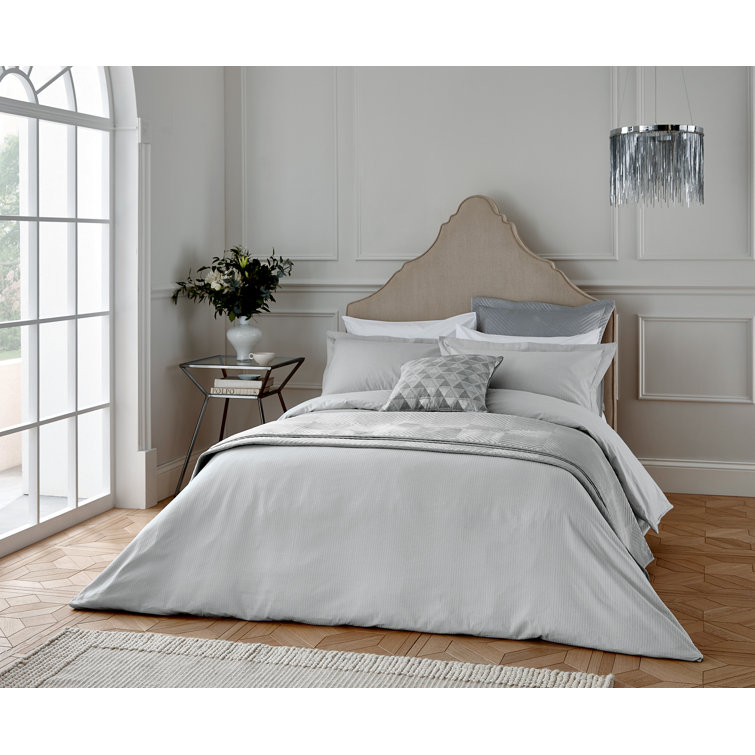 Helena Springfield Deco Satin Stripe 200TC Cotton Rich Duvet Cover Set